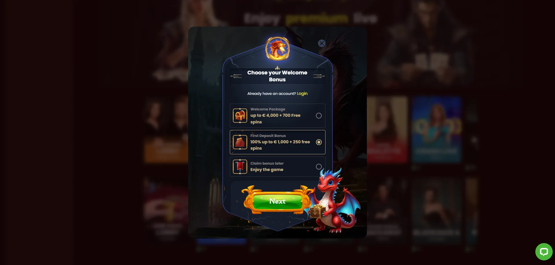 DragonSlots Casino mobile app — play slots on iOS and Android